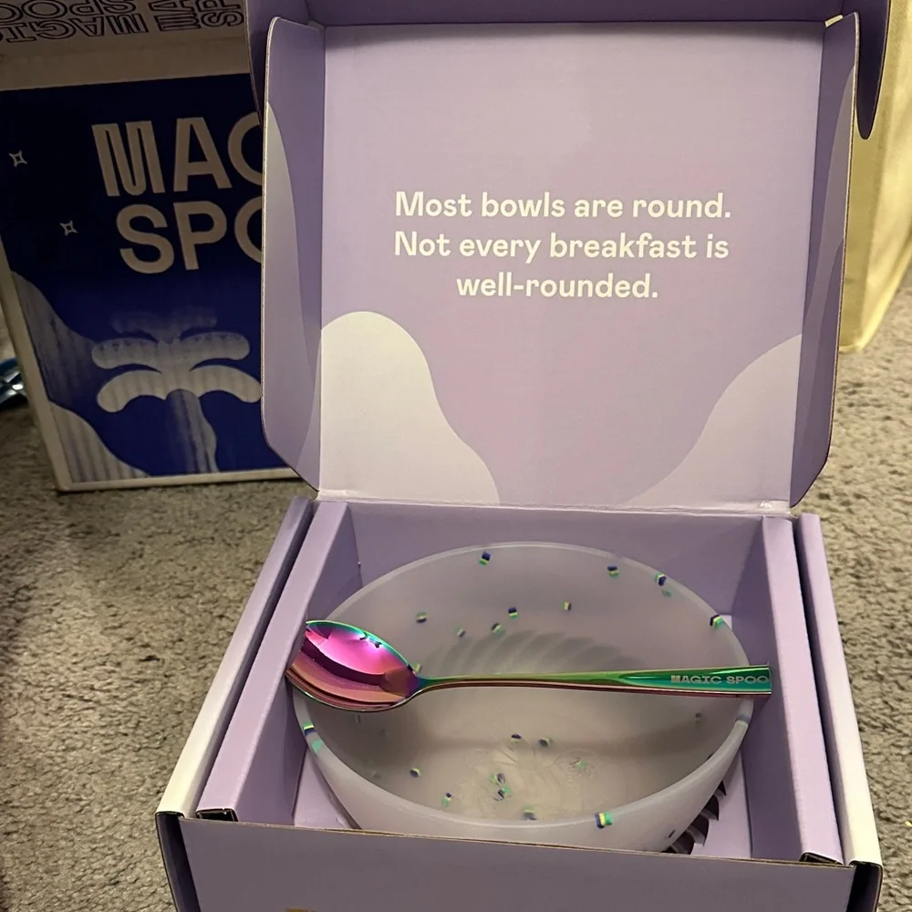 Magic Spoon Viral Cereal Bowl with Spoon
